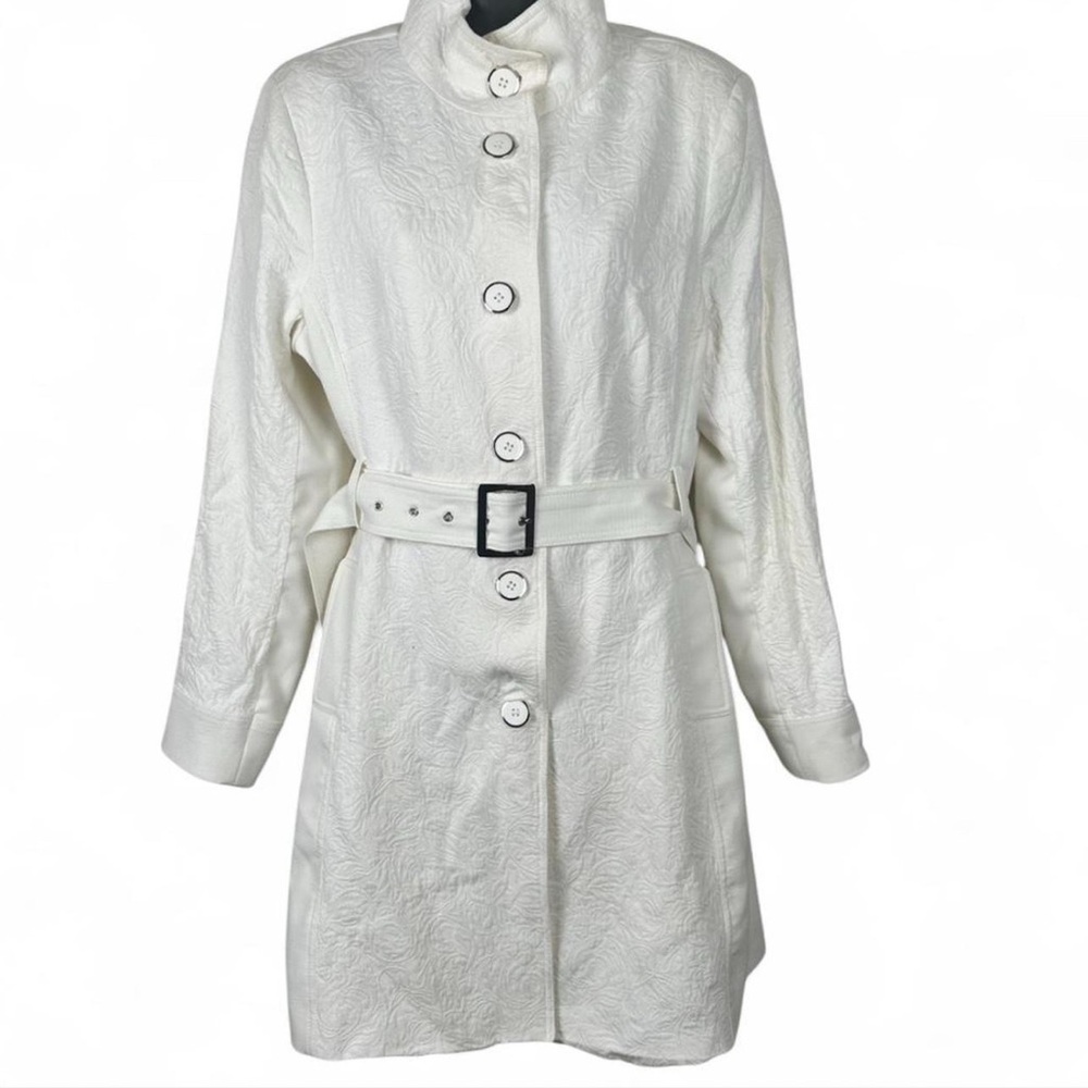 Le Chateau 3/4 Length Belted Trench Coat